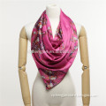 Fashion women's silk long scarf,leopard +diamond digital printed scarf